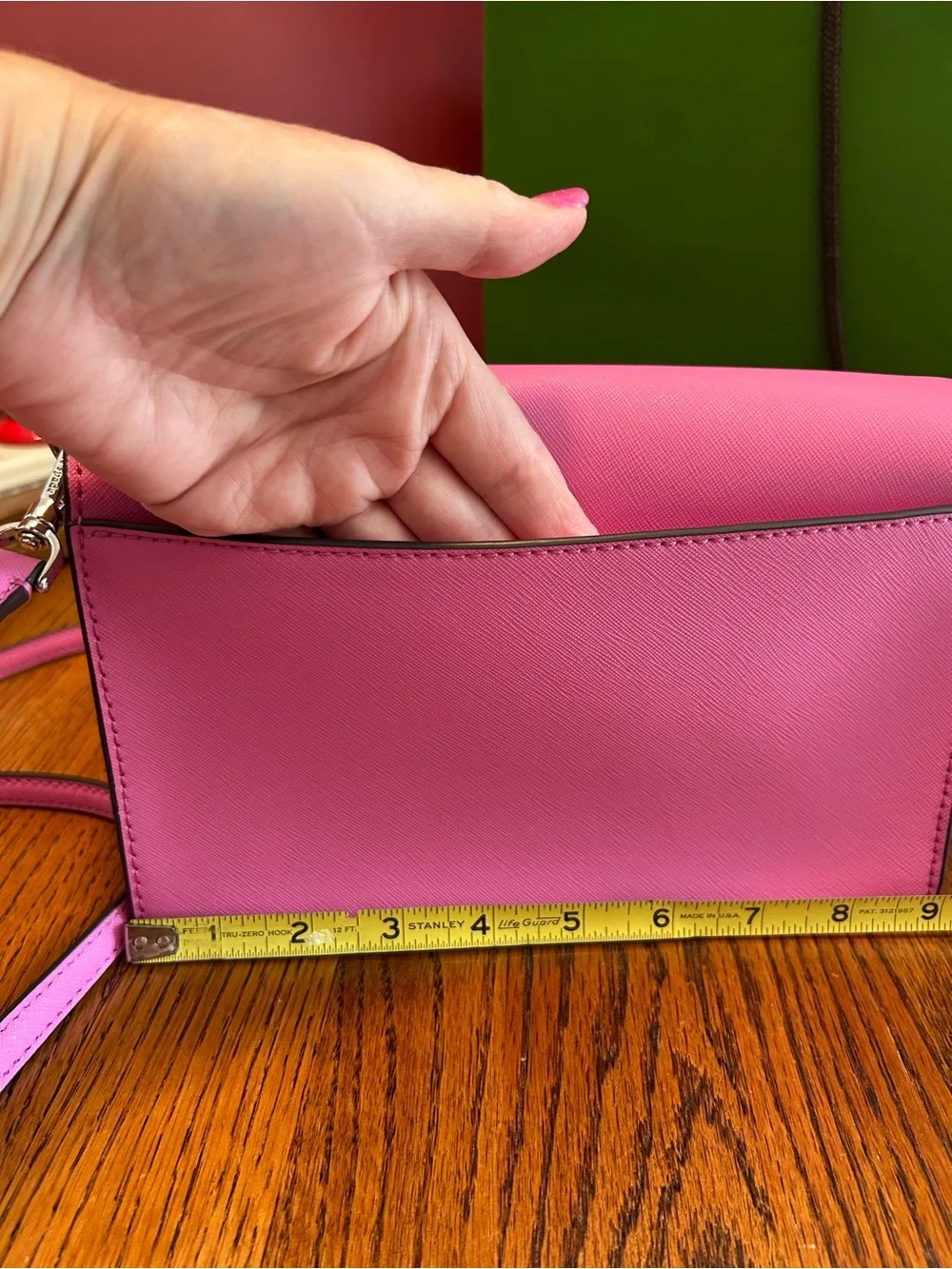 kate spade Hot Pink Crossbody with Chain and Card Wallet
